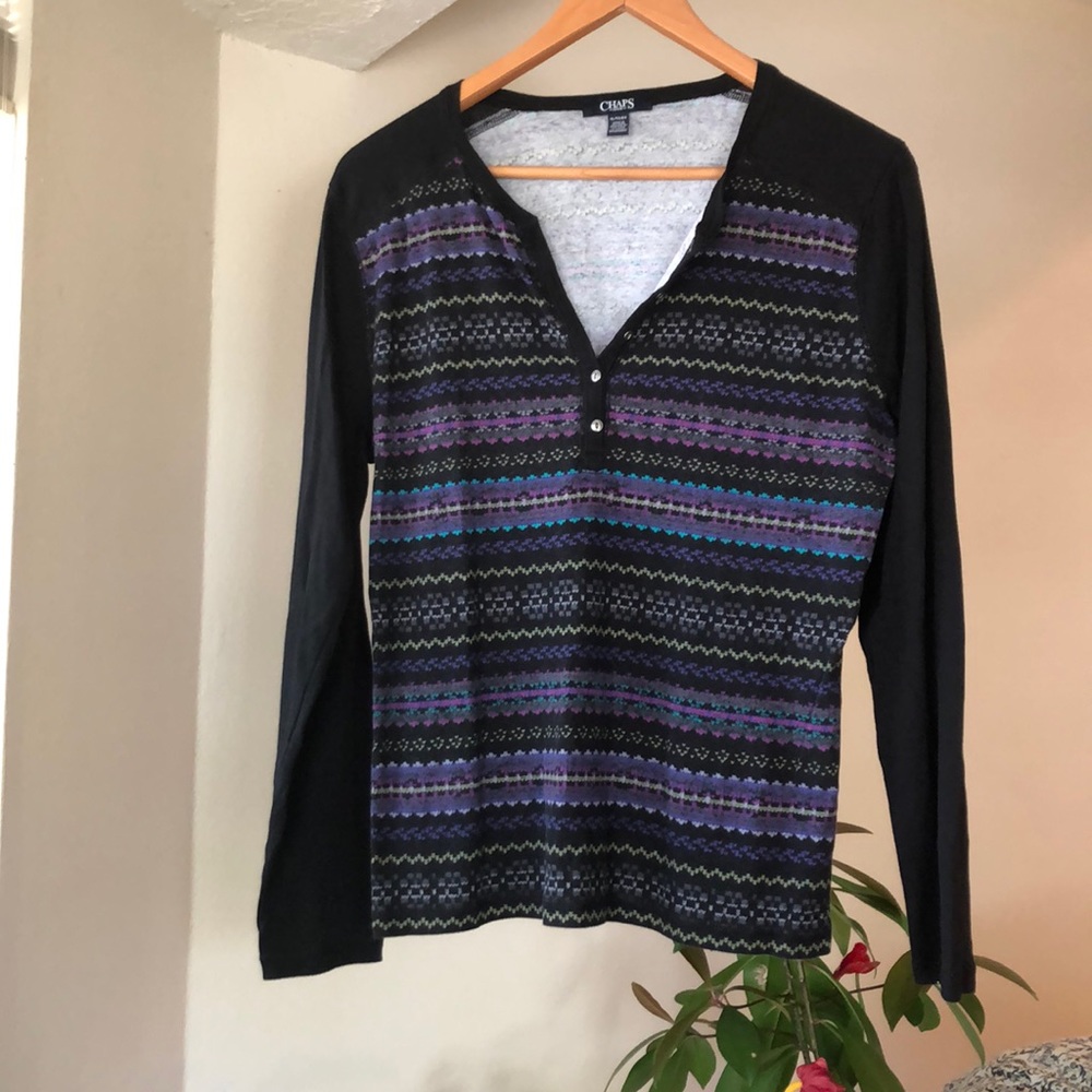 CHAPS long sleeve top